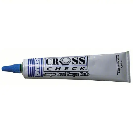 Dykem 83318 Permanent Tamper-Proof Indicator Paste, Medium Tip, Blue Color Family, Ink