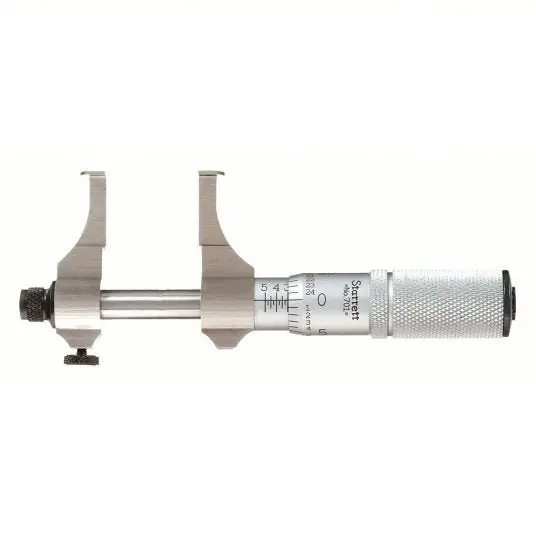 Starrett 701A Inside Groove Micrometer, 0.5 to 1.5"