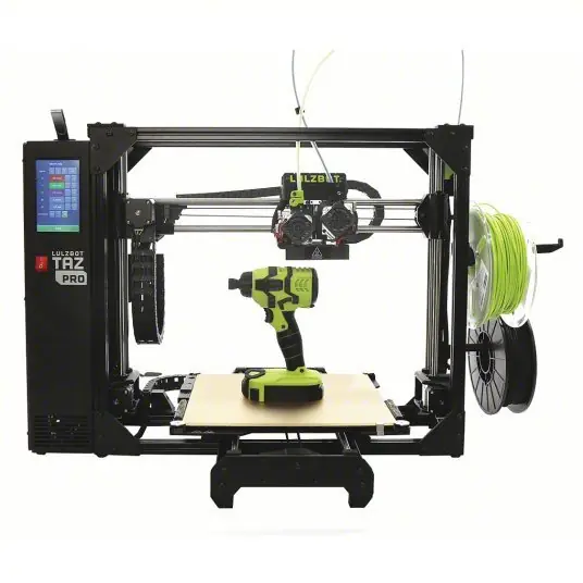 Lulzbot TAZ PRO 3D Printer 100/240V AC, 0.05 to 0.4 mm Layer Thick, 11.81 in/sec Build Speed