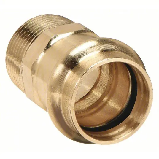 Viega 79235 ProPress Adapter Bronze, Press-Fit x MNPT, 3/4 in Copper Tube Size, 1 in Pipe Size