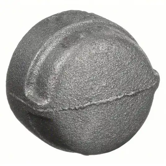 Anvil 0318901303 Round Cap Malleable Iron, 1/2 in Fitting Pipe Size, Female NPT, Class 3000