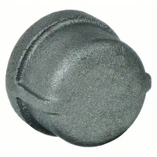 Anvil 0318900529 Round Cap Malleable Iron, 1/2 in Fitting Pipe Size, Female NPT, Class 150