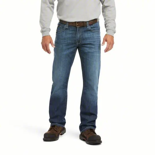Ariat 10023467 Relaxed Fit FR Jeans 14 cal/sq cm ATPV, Men‘s, 35 in Waist, 34 in Inseam, Denim