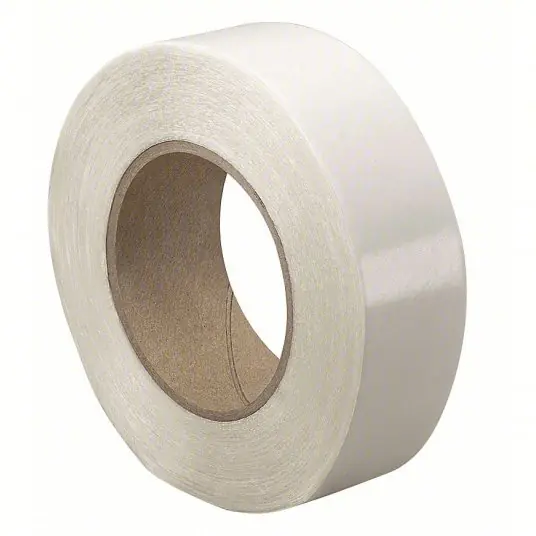 KVM Tools KV15D666 Double-Sided Splicing Tape Transparent, 2 in x 36 yd, 8.5 mil Tape Thick, Vinyl Film, Acrylic