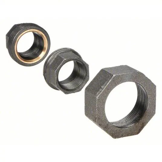Anvil 0312822661 Union Malleable Iron, 1/2 in x 1/2 in Fitting Pipe Size, Female NPT x Female NPT, Class 300