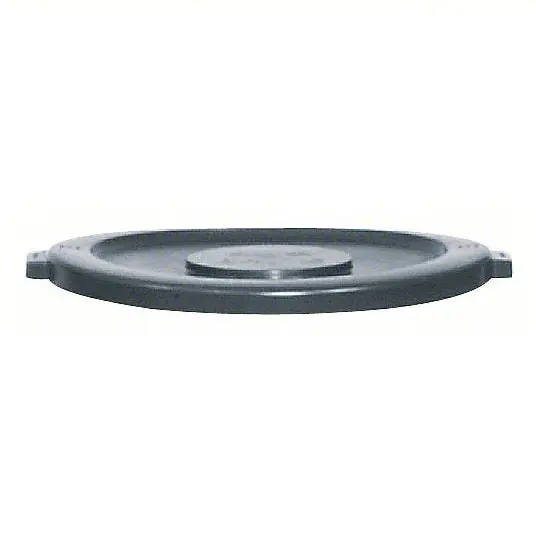 Rubbermaid FG264560GRAY Trash Can Top BRUTE(R), Round, Flat, For 44 gal Cntnr Cap, Plastic