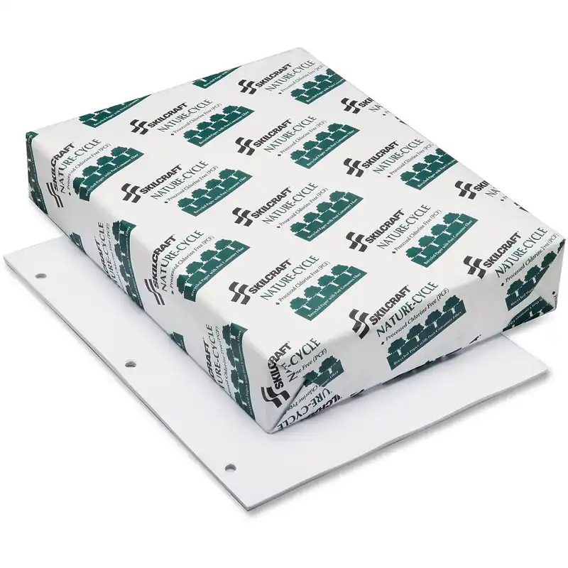 Ability One 7530-01-033-8891 Dual Purpose Copy Paper, 20 lb Paper Wt, 92 Brightness, 10 PK