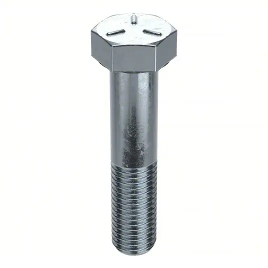 KVM Tools N01200.062.0375 Hex Head Cap Screw Steel, Grade 5, Zinc Plated, 5/8"-11, Coarse, 3 3/4 in lg, 5 PK