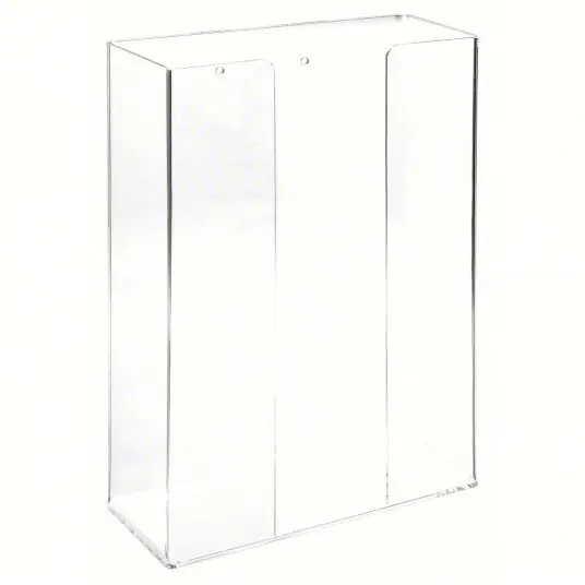 Brady GD03 Glove Dispenser Acrylic, Clear, 10 7/8 in Wd, 4 1/8 in Dp