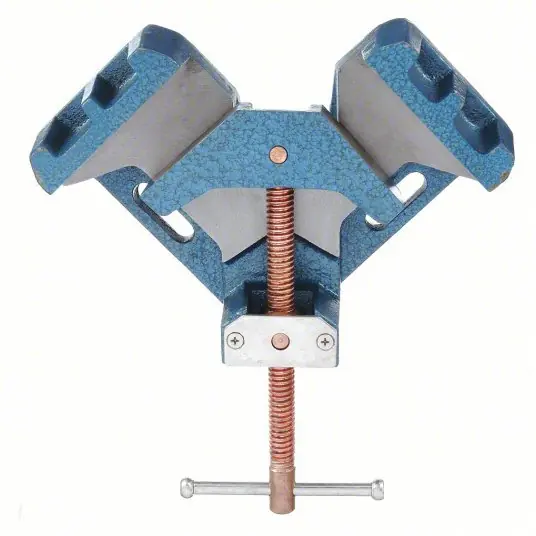 Wilton 64002 Angle Clamp 4 3/8 in Miter Capacity, 4 1/8 in Jaw Wd, 2 3/8 in Jaw Ht, 2 3/8 in Throat Dp