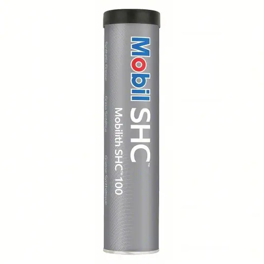 Mobil 122112 Multipurpose Grease Mobilith SHC 100, 13 oz, Cartridge, NLGI 2, Lithium Complex Thickener