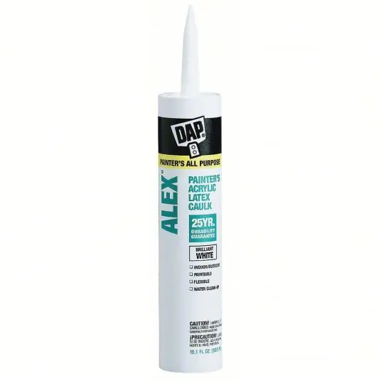 DAP 18670 Acrylic Latex Caulk Alex Painter‘s, White, 10 oz Container Size, Cartridge