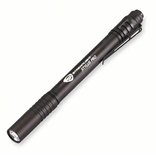 Streamlight 66118 Penlight 100 lm Max Brightness, 8 hr Max Run Time, 62 m Max Beam Distance, High, Black, Alkaline