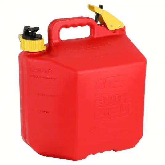 Surecan SUR5SFG2 Gas Can 5 gal Capacity, Gasoline, HDPE, Red