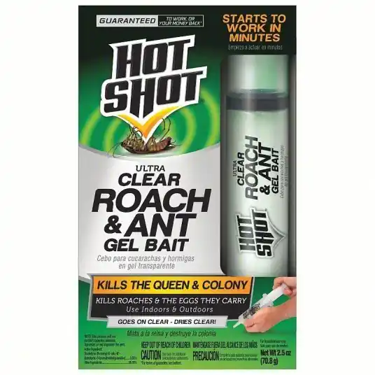 Hot Shot HG-95769 Roach and Ant Killer For Use On Crawling Insects, Tube, 2.5 oz Container Size