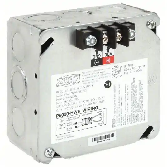 Zurn P6000-HW6 DC Power Supply Fits Zurn Brand, For ZEMS Series
