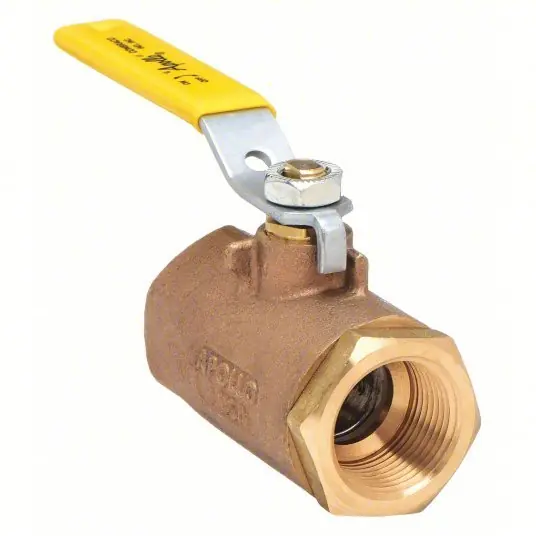 Apollo 7010801 Ball Valve 2 in Pipe, Std, 600 psi CWP, -20° to 450°F, Lever Handle, Female NPT, FNPT x FNPT
