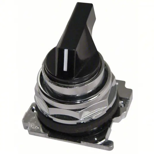 Eaton 10250T3011 Non-Illuminated Selector Switch Operator 30 mm Size, Metal, Lever, Maintained / Maintained, 1