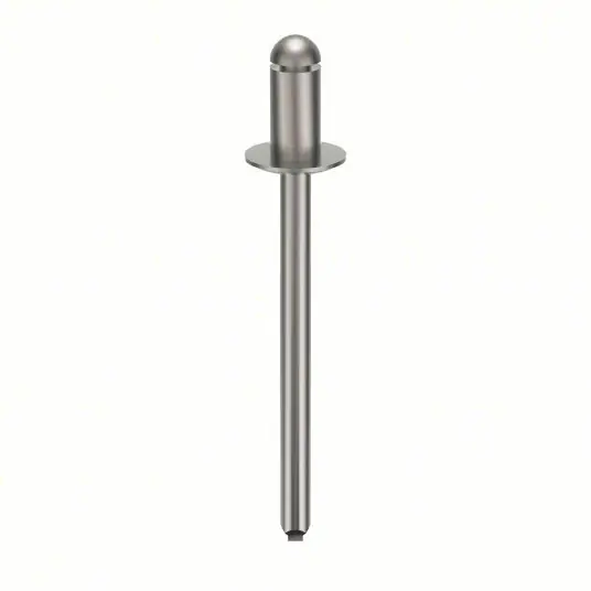 Stanley SSD52SSBS201 Blind Rivet, Dome Head, 5/32 in Dia., 9/32 in L, Stainless Steel Body, 500 PK