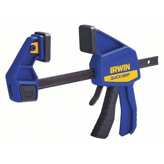 Irwin 1964717 Bar Clamp Flat, 6 in Max Jaw Opening, 7 7/8 in to 13 3/8 in, One Handed
