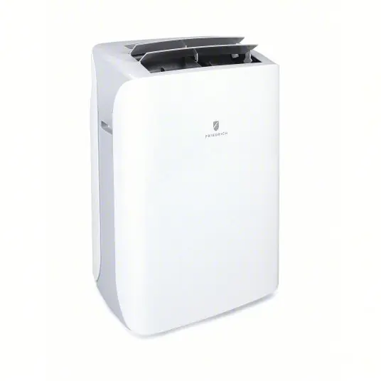 Friedrich ZCP12DB Portable Air Conditioner 7,500 BtuH, Up to 400 sq ft, 115V AC, 5-15P, Air-Cooled Vented