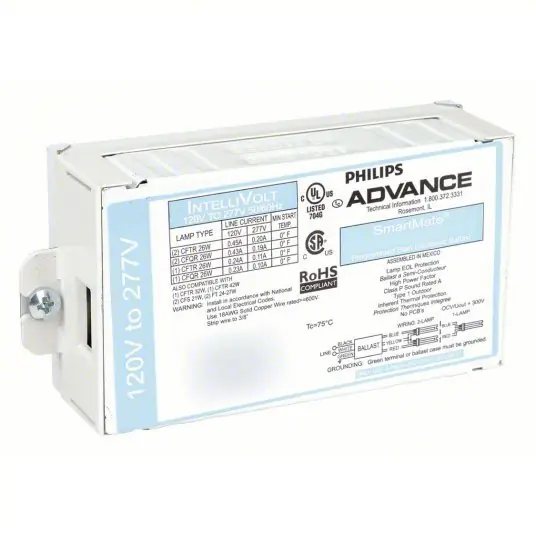 Advance ICF-2S13-H1-LD-K Ballast Compact Fluorescent, 120 to 277V