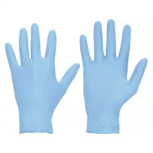 Ability One 6515-00-NIB-0238 Disposable Gloves Medical-Grade, L (9), 4 mil, Powder-Free