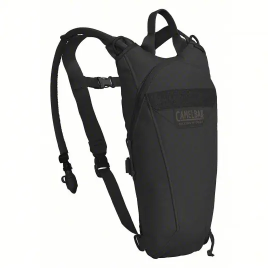 Camelbak 1683001000 Hydration Pack 100 oz/3 L, Black, 4 21/64 in Dp, 17 21/64 in Lg, 9 7/16 in Wd