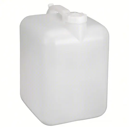 Dynalon 405604 Carboy 18.92 L Capacity mL, 5 gal Capacity oz, Screw On, HDPE, Blow Molded Handle, White, HDPE