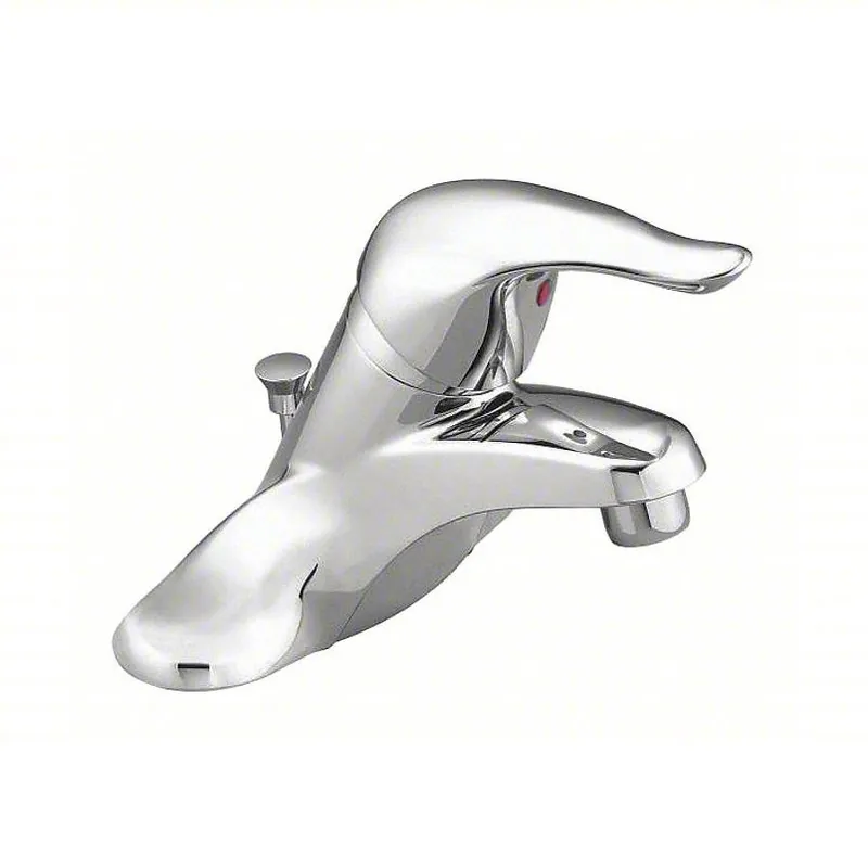 Moen L4621 Low Arc Bathroom Faucet Moen, Chateau, Chrome Finish, 1.2 gpm Flow Rate