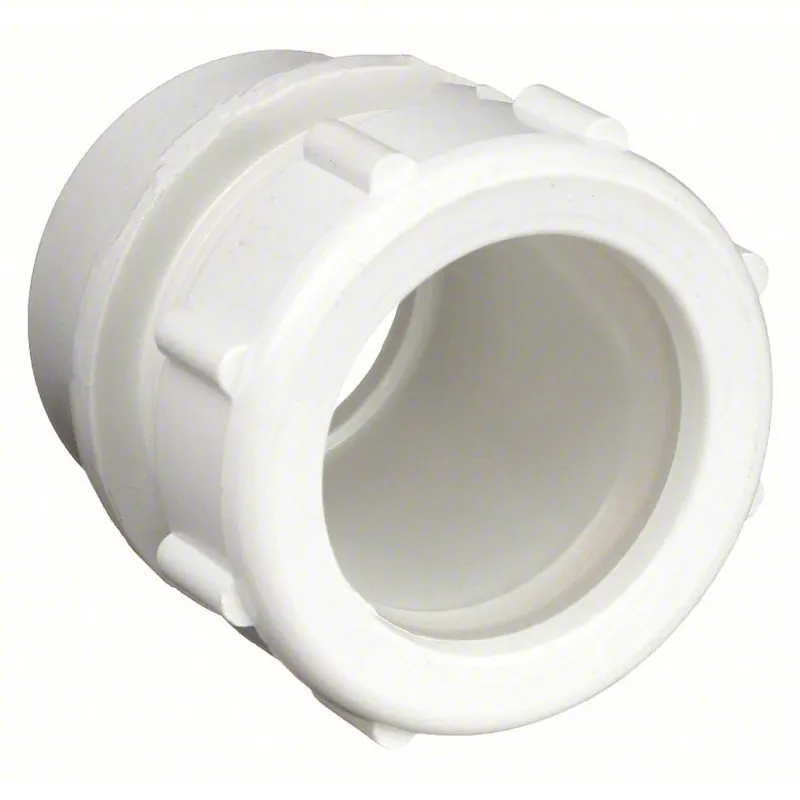 KVM Tools KV1WKU9 Trap Adapter Sch 40, 1 1/2 in x 1 1/2 in Fitting Pipe Size, Male Spigot x Female Socket, White