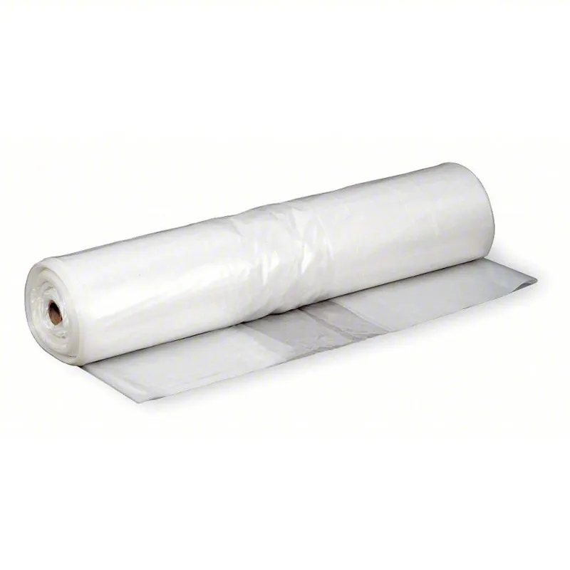 Polar Plastics C206 Construction Film Heavy Duty, 6 mil Thick, 20 ft Wd, 100 ft Lg, Clear, Polyethylene