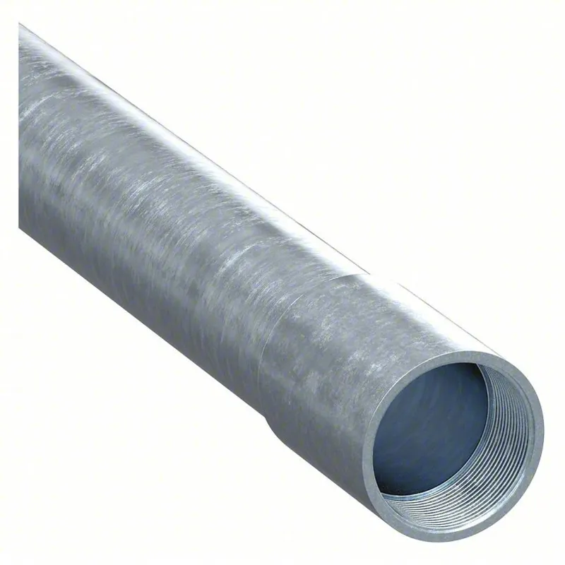 Allied 858971 Metallic Conduit, Heavy-Wall RMC, 4 in Trade Size, 10 ft Lg, Steel