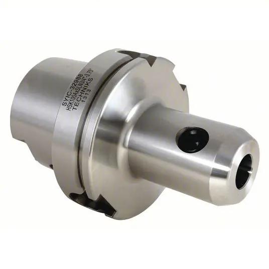 Techniks 32998 End Mill Holder HSK100A Taper Size, 2 in Bore Dia., 5 in Projection, 3-3/4 in Nose Dia.
