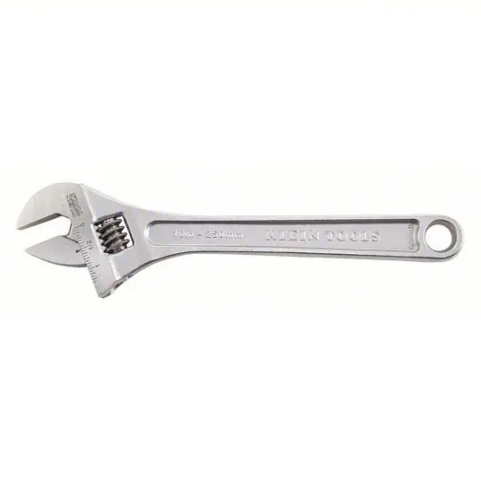 Klein 507-10 Adjustable Wrench, Extra-Capacity, 10-Inch