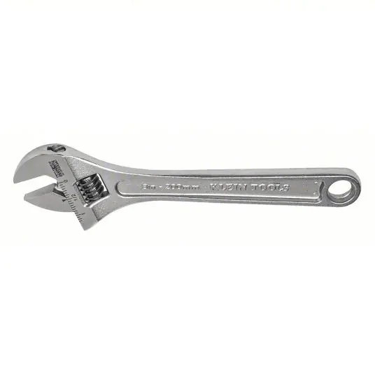 Klein 507-8 Adjustable Wrench, Extra-Capacity, 8-Inch