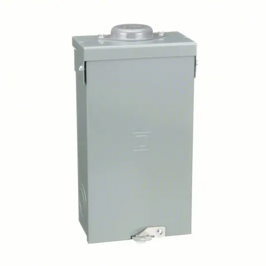 Square D QO3100BNRB Circuit Breaker Enclosure 3 Spaces, 100A, Surface Mounting, Outdoor