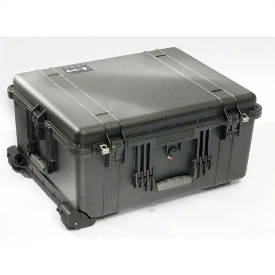 Pelican 1610-021-110 Protective Case 16 3/4 in x 21 3/4 in x 10 5/8 in Inside, Black, Mobile, No Foam Included