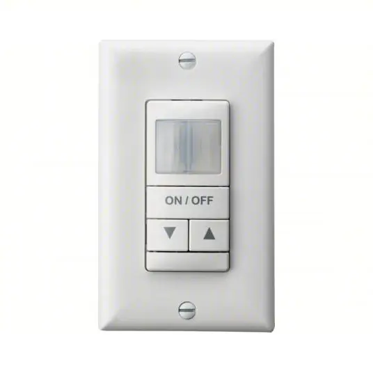 Occupancy Sensor WSX PDT WH, Fluorescent/Incandescent/LED, Hard Wired, 800W