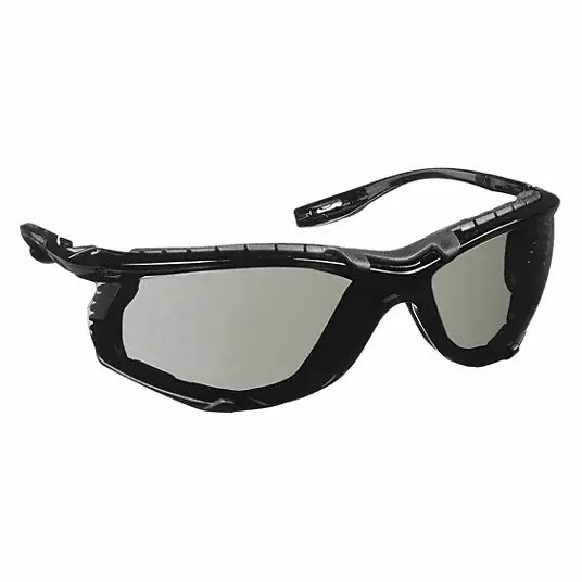 3M 11873-00000-20 Safety Glasses Gray Lens Color, Frameless, Anti-Fog, Gray Frame Color