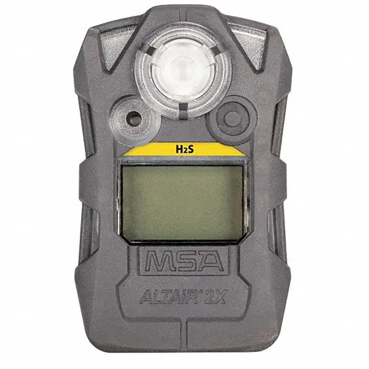 MSA 10154076 Single-Gas Detector IP67, Hydrogen Sulfide (H2S), MSA ALTAIR 2X, Lithium, Maintainable