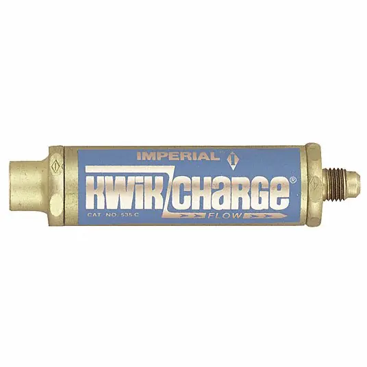 Imperial 535-C Coupler 4 1/2 in Lg, 180° Angle, Input 1/4 in Female SAE, Output 1/4 in Male SAE