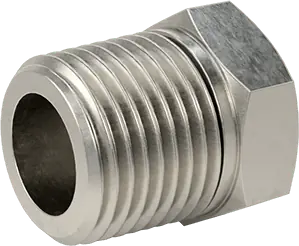 McMaster 2698K311 Alloy 20 Stainless Steel Pipe Fitting Medium-Pressure, Bushing Adapter, 1/2 Male x 1/4 Female