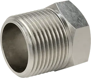 McMaster 2698K312 Alloy 20 Stainless Steel Pipe Fitting Medium-Pressure, Bushing Adapter, 3/4 Male x 1/2 Female