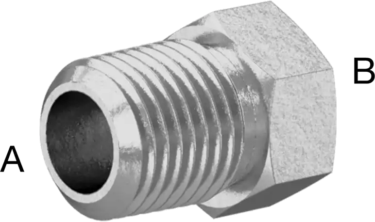 McMaster 48805K523 Precision Extreme-Pressure 316 Stainless Steel Fitting Bushing Reducing Adapter, 1/4 Male x 1/8 Female NPT