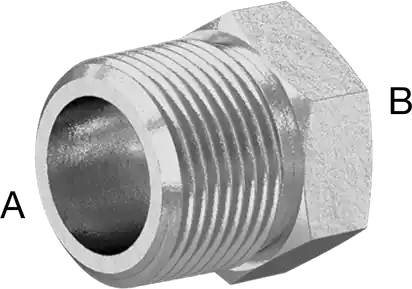 McMaster 48805K243 Precision Extreme-Pressure 316 Stainless Steel Fitting Bushing Reducing Adapter, 3/4 Male x 1/2 Female NPT