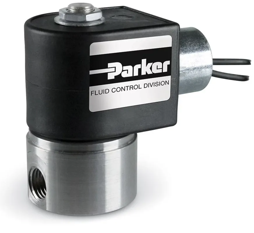 Parker 71215SN2MN00N0C111C1 2-Way Stainless Steel Valve 1/4 Inch