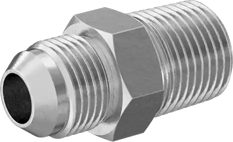 McMaster 50675K166 37 Degree Flared Fitting for Copper Tubing Adapter for 1/2" Tube OD x 1/2 NPT Male