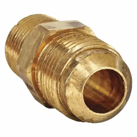 Anderson 704048-0808 Flared Fitting Elbow 1/2 in OD x 1/2 in Pipe Fitting Size, Flared/Threaded, Brass