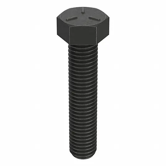 Fabory U01010.062.0275 Hex Tap Bolt Steel, Grade 5, Black Oxide, 5/8"-11, Coarse, 2 3/4 in lg, Globally Sourced, 5 PK